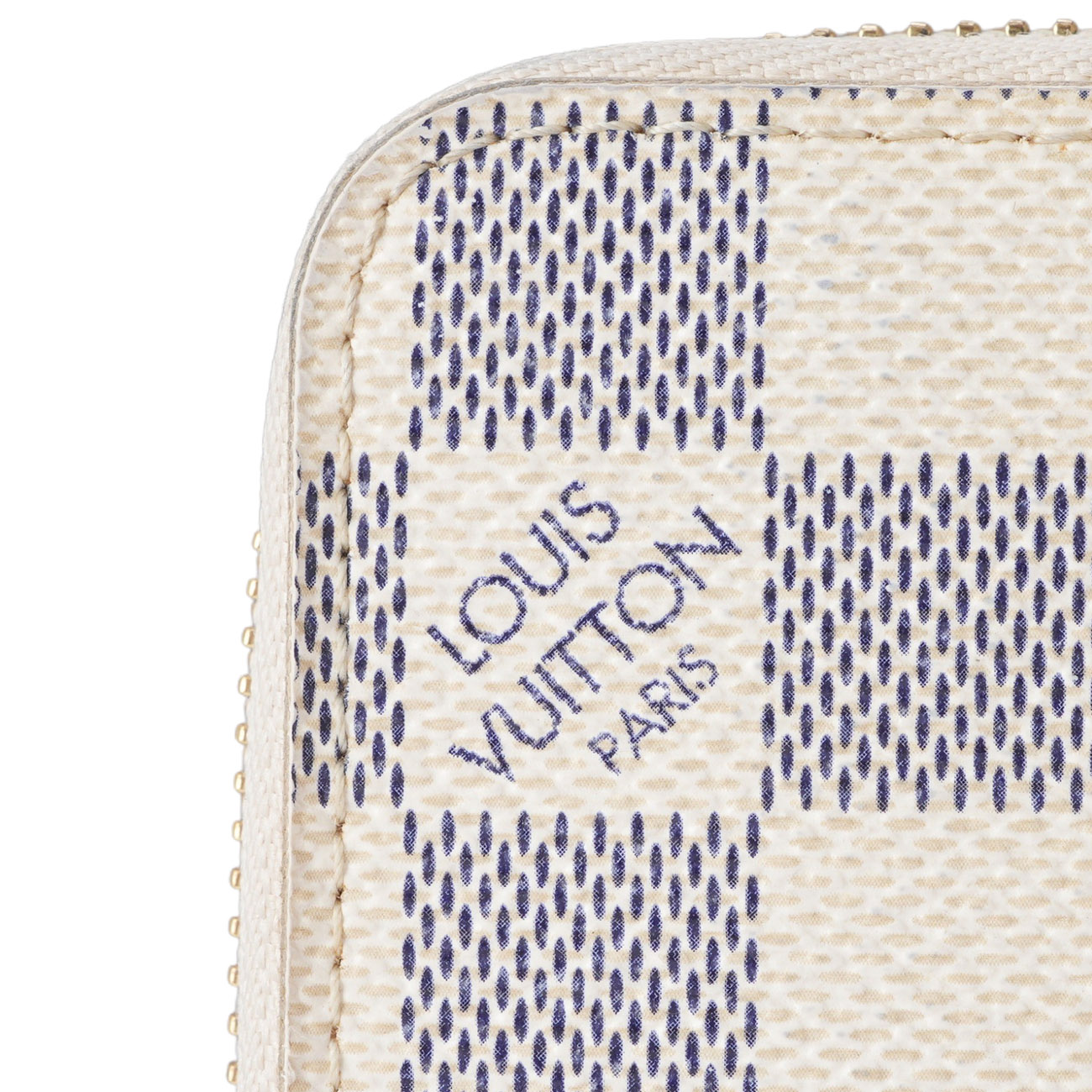 LOUIS VUITTON(USED)루이비통 N60019 다메에 아주르 지퍼 장지갑